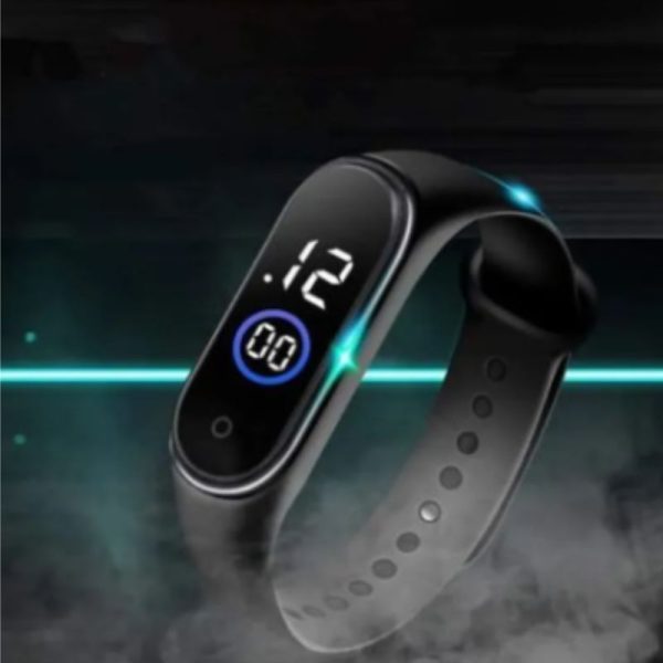 Silicon New Fashion Touch LED Sports Watch Waterproof