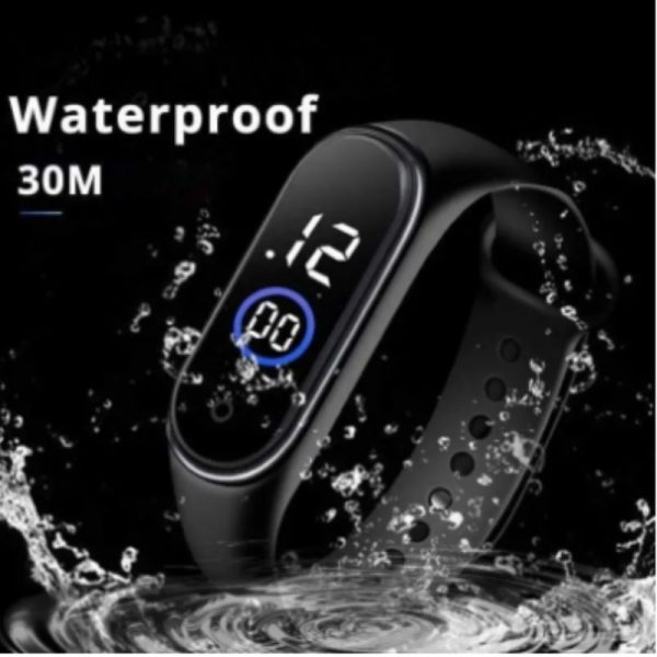 Silicon New Fashion Touch LED Sports Watch Waterproof